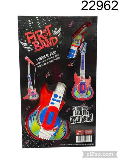 Imagen de MICROFONO DE PIE DOBLE CON GUITARRA  3.26
